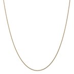 Leslie's 14K 1mm D/C Spiga Chain Anklet 7235