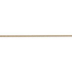 Leslie's 14K 1mm D/C Spiga Chain Anklet 7235