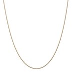 Leslie's 14K 1mm D/C Spiga Chain Anklet 7235