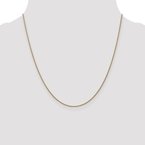 Leslie's 14K 1mm D/C Spiga Chain Anklet 7235