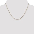 Leslie's 14K 1mm D/C Spiga Chain Anklet 7235