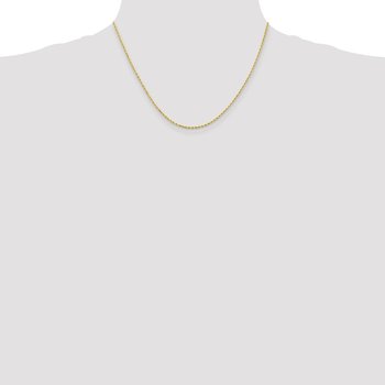 10K 1.75mm Diamond-Cut Rope Chain 8000