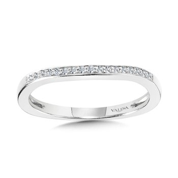 Channel & Prong Set Diamond Wedding Band  R1110BW
