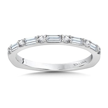 Baguette-Cut Diamond Wedding Band R1062BW