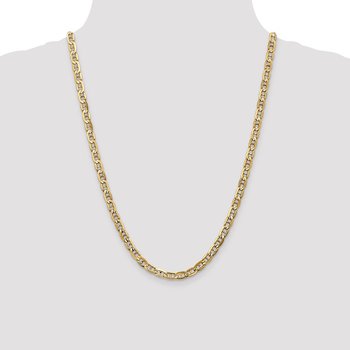 14K 5.25mm Concave Anchor Chain 1317