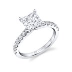 Sylvie Oval Cut Classic Engagement Ring - Aimee S2060