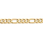 Leslie's 14K 8.75mm Flat Figaro Chain 1298