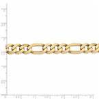 Leslie's 14K 8.75mm Flat Figaro Chain 1298