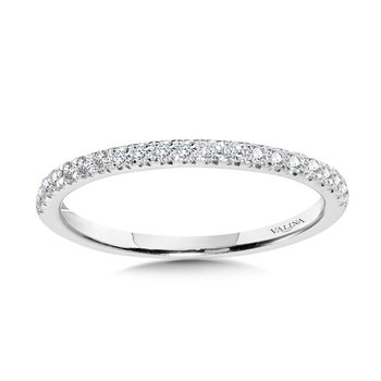 Straight Diamond Wedding Band R1151BW-SR