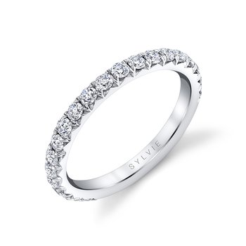 Thick Pave Wedding Band - Malencia BS2993