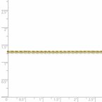 Leslie's 10K 2mm Diamond-Cut Rope Chain 8001