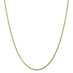 Leslie's 10K 2mm Diamond-Cut Rope Chain 8001