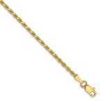 Leslie's 10K 2mm Diamond-Cut Rope Chain 8001