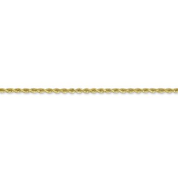 10K 2mm Diamond-Cut Rope Chain 8001
