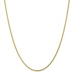 Leslie's 10K 2mm Diamond-Cut Rope Chain 8001