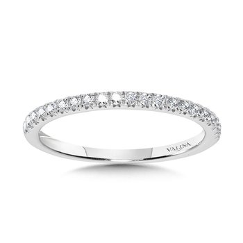 Straight Diamond Wedding Band R1143BW-SR
