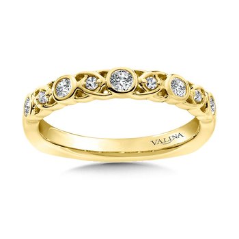 Decorative Stackable Diamond Wedding Band RS9834BY
