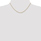 Leslie's 14K 1.3mm Singapore Chain Anklet 503