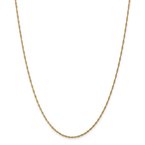 Leslie's 14K 1.3mm Singapore Chain Anklet 503