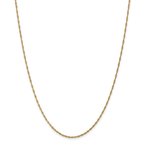 Leslie's 14K 1.3mm Singapore Chain Anklet 503