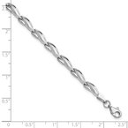 Leslie's 14K White Gold Polished Bracelet LF770-7.25
