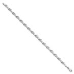 Leslie's 14K White Gold Polished Bracelet LF770-7.25