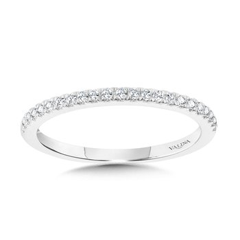Straight Diamond Wedding Band R1121BW-SR