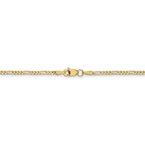 Leslie's 14K 1.8mm Flat Figaro Chain 1294