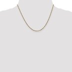 Leslie's 14K 1.8mm Flat Figaro Chain 1294
