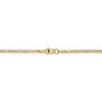 Leslie's 14K 1.8mm Flat Figaro Chain 1294
