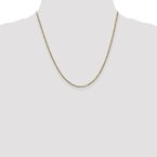 Leslie's 14K 1.8mm Flat Figaro Chain 1294