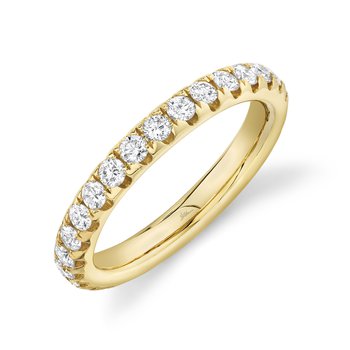1.18Ct 14K Y/G Diamond Eternity Band Sz 6.5 SC22004432EZ