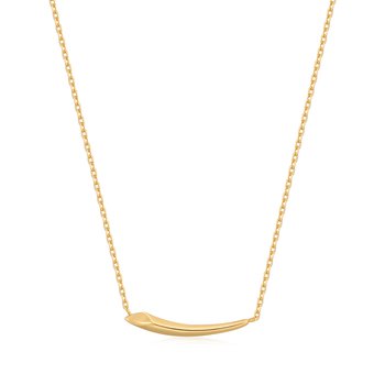 Gold Arrow Bar Necklace N049-01G