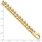 Leslie's 14K 8.5mm Beveled Curb Bracelet LF679-8
