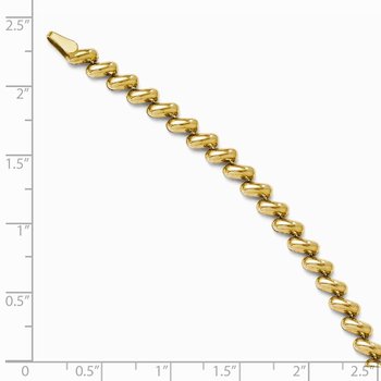 14K Polished Bracelet 3992-7
