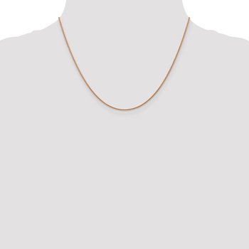 14K Rose Gold 1.0mm Spiga Chain 3109