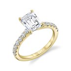 Sylvie Oval Cut Classic Engagement Ring - Aimee S2060