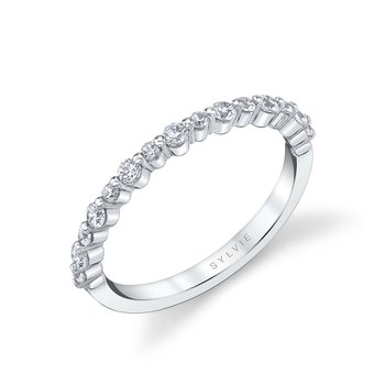 Stackable Wedding Band - Cerise B1P15