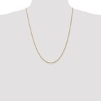 Leslie's 14K 1.6mm Solid Regular Rope Chain Anklet 7052