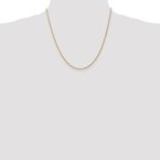 Leslie's 14K 1.6mm Solid Regular Rope Chain Anklet 7052