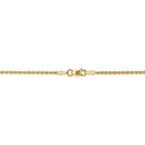 Leslie's 14K 1.6mm Solid Regular Rope Chain Anklet 7052