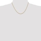 Leslie's 14K 1.6mm Solid Regular Rope Chain Anklet 7052