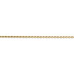 Leslie's 14K 1.6mm Solid Regular Rope Chain Anklet 7052