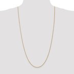 Leslie's 14K 1.6mm Solid Regular Rope Chain Anklet 7052