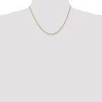 Leslie's 14K 1.6mm Solid Regular Rope Chain Anklet 7052