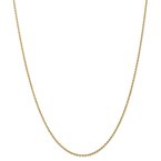 Leslie's 14K 1.6mm Solid Regular Rope Chain Anklet 7052