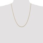 Leslie's 14K 1.6mm Solid Regular Rope Chain Anklet 7052