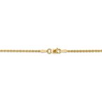 Leslie's 14K 1.6mm Solid Regular Rope Chain Anklet 7052