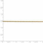 Leslie's 14K 1.6mm Solid Regular Rope Chain Anklet 7052
