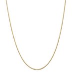 Leslie's 14K 1.6mm Solid Regular Rope Chain Anklet 7052